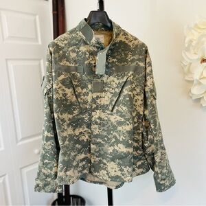 Coat Army Combat Uniform Ripstop Wind Resistant Size Large